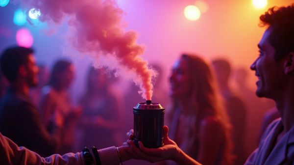 Transformez vos événements avec un fumigène à main coloré