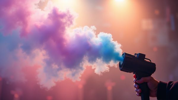 Transformez vos événements avec un fumigène à main coloré