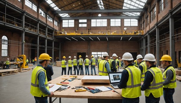 Rénovation d'ampleur : l'engagement d'une équipe d'experts